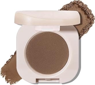 Single Matte Eyeshadow, Cool Brown Coffee, Ultra-fine Lightweight, High Pigment, Long Lasting, Multiuse Blendable Eyeshadow and Brow Makeup for Older Women, Korean Eyes Makeup, Mocha