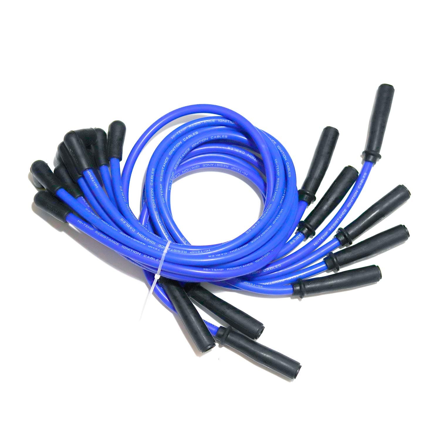 10.5mm Spark Plug Wire Set,9pcs High Performance Spark Plug Cables Compatible with SBC BBC HEI 350 383 454 Electronic