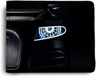 Men's Wallet | Wallet for Men's |Wallet for Boy's | Sports Car Headlight Printed Pu Leather Wallet for Men's/Boy's