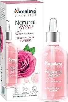 Natural Glow Rose Face Serum I 5% Pure Rose Extract & Naturally Derived Hyaluronic Acid | Boosts Skin Glow in 1 Week I 30 ml