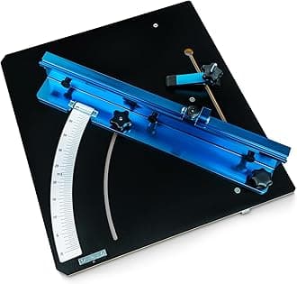 POWERTEC 71403 Table Saw Crosscut Sled, Woodworking Jig and Hardware Kit for Precise Cuts