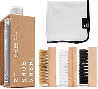 RESHOEVN8R Shoe Cleaner Kit and Sneaker Cleaner Sets - Cleaning Kit Solution for Sneakers, Mesh, Canvas, Suede, Knit, Leather
