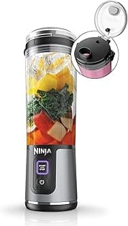BC151BK Blast Portable Blender, Cordless, 18oz. Vessel, Personal Blender-for Shakes & Smoothies, BPA Free, Leakproof-Lid & Sip Spout, USB-C Rechargeable, Dishwasher Safe Parts, Black