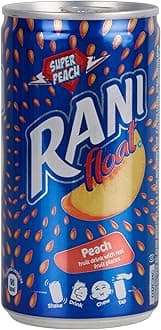 Rani Rani Peach Float Jar, 6 X 180 G, Vegetarian