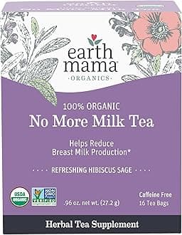 Earth Mama Angel Baby Organic No More Milk Tea - 16 Tea Bags