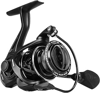 Zephyr Spinning Reel,Size 2000 Fishing Reel, Light Weight Ultra Smooth Powerful Spinning Fishing Reels