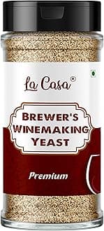 La Casa Brewer's Yeast for Winemaking | High Tolerance upto 15% ABV | 2x100g | Combo Pack of 2 |
