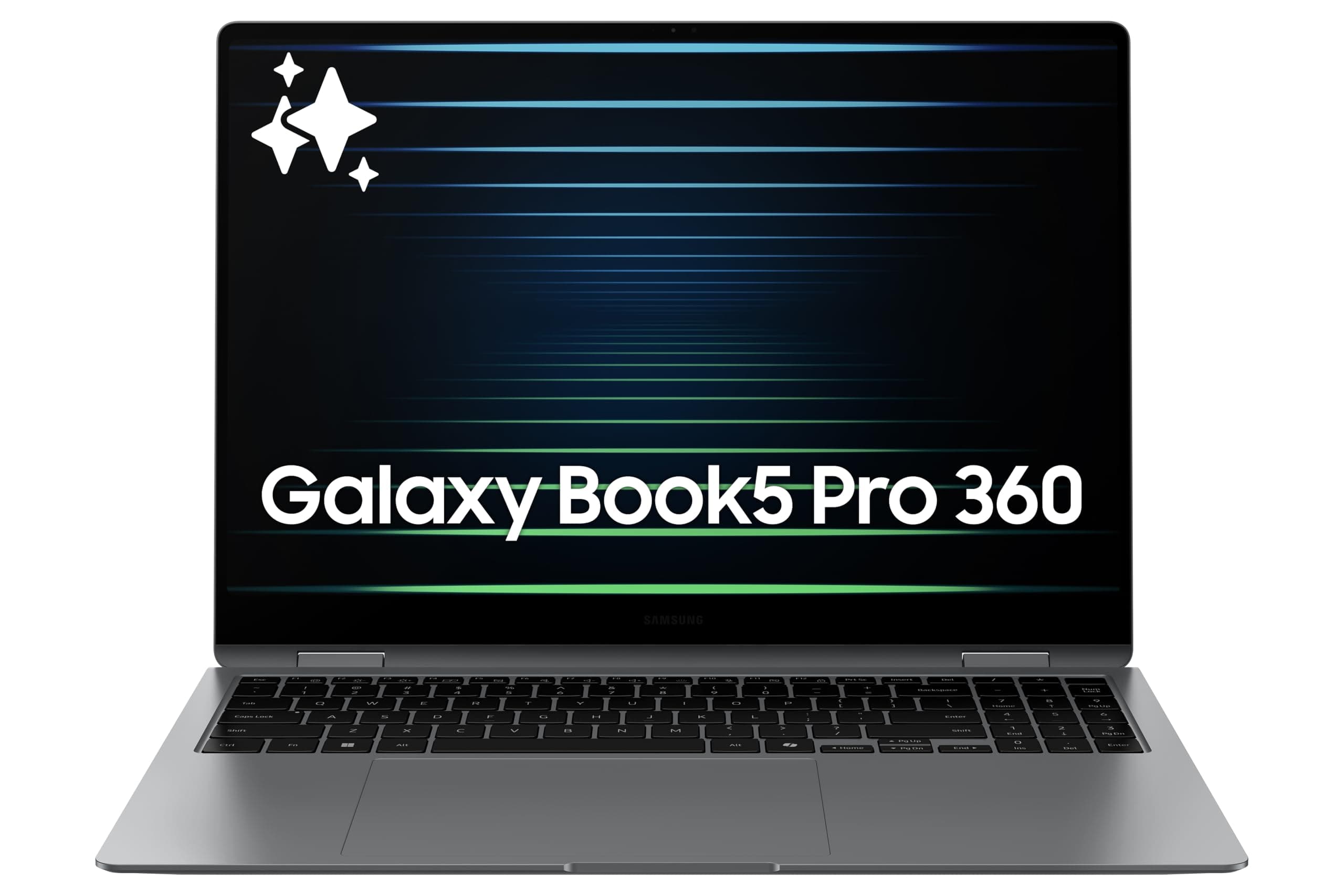 16” Galaxy Book5 Pro 360 Copilot AI Laptop PC Computer, Intel Core 7 Ultra Processor, 3K AMOLED (2880 x 1800) Touchscreen, 120HZ Refresh Rate, Dolby Atmos Quad Speakers, All-Day Battery Life