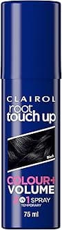 Clairol root touch up color + volume 2 in 1 spray black, 75ml