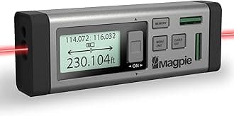 The First Bilateral Laser Measurement Tool - MAGPIE VH-80, 262ft/80m Dual Laser Distance Meter with Bluetooth App Connection, Laser Measure with 2 Bubble Levels for Fast, Precise Results