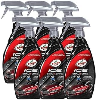 50984 ICE Seal N Shine Hybrid Sealant Spray Wax and Coating, Insane Water Beading with Paint Protection, Carnauba Infused for Ultimate High Gloss Finish, 16 oz (Pack of 6)