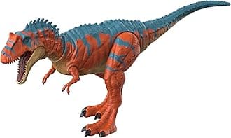 2025 Action Figures Soft Touch Vinyl Plastic Collectible Model Toys… (Carnotaurus Dinosaur World Rebirth Collection Figure with Super Deluxe Articulation, 30 cm Long)