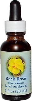 Flower Essence Services Dropper Herbal Supplements, Rock Rose, 1 Ounce