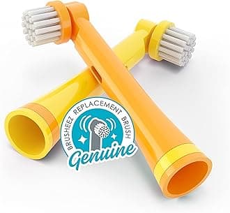 BrusheezElectronic Toothbrush Replacement Brush Heads 2 Pack (Jovie The Giraffe)