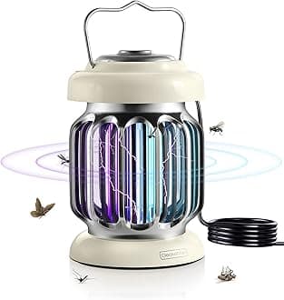 Hybrid Spectrum, Waterproof Switch Bug Zapper Outdoor Bug Zapper Indoor Mosquito Repellent Outdoor Patio Mosquito Zapper Electric Fly Zapper Fruit Fly Trap for Indoors Killer