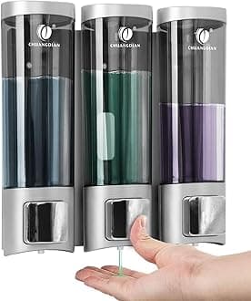 Shower Shampoo Soap Dispensers Wall-mounted Hand Soap Dispenser Pump 3x200ml