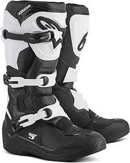 Unisex-Adult Tech 3 Boots Black/White Sz 12 (Multi, one_size)