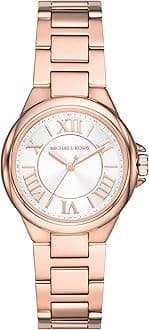 Michael Kors Camille Women's Quartz Watch with Stainless Steel or Leather Strap