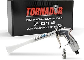 Tornador Z-014 Air Blow Out Tool | High-Performance Air Blower for Fast Car Detailing | Quickly Cleans & Dries Hard-to-Reach Areas | Essential Tool for Professionals