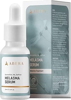 Melasma Serum, Melanin Correcting Facial Serum, Dark Spot Corrector for Age Spot Sun Spot Freckles, Melasma Treatment for Face with HA & Niacinamide, All Skin Types, 0.68 Fl. Oz