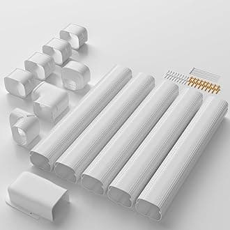 4''-17 Ft Mini-Split Line Cover: PVC & PP Covers for Mini Split Lines & Central AC Pipes