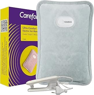 Careforce - The Force Behind Your Health Electric Hot Water Bag Electric Hot Bag Heating Bag Hot Pack Warm Water Bag Hot Gel Bag Electric Heat Bag- Grey