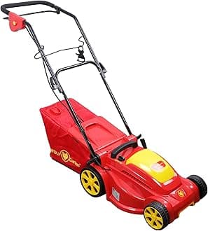 WOLF-Garten A370E 37 cm 1600 W Electric Push Lawn Mower - Red/Yellow
