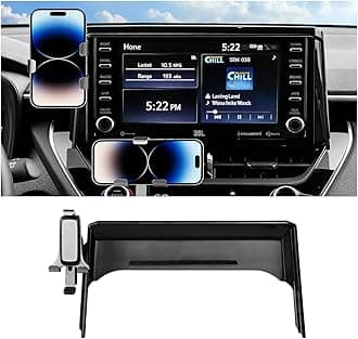 Autorder Car Phone Holder for Toyota Corolla 2019-2025/Corolla Cross 2022-2025 Accessories Air Vent Screen Fixed Clip 360° Rotation Cell Phone Mount Hands-Free with 2 Installation Methods(8 Inch)