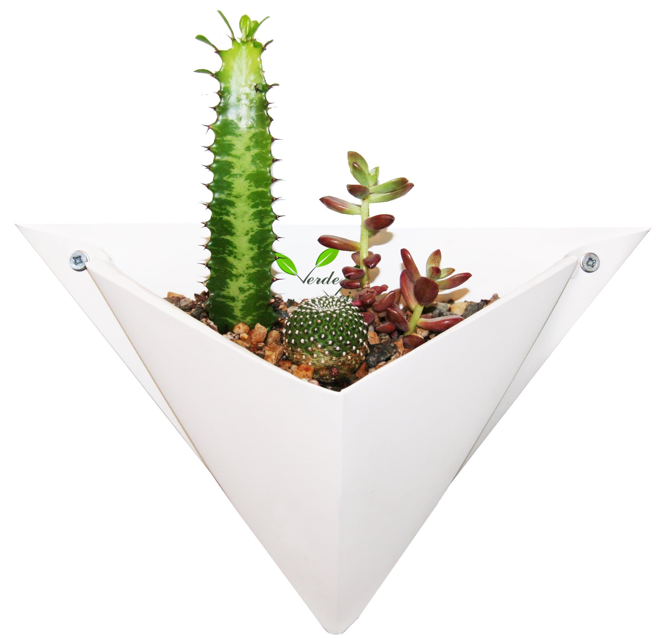 Origami Wall Planter - Single (White)