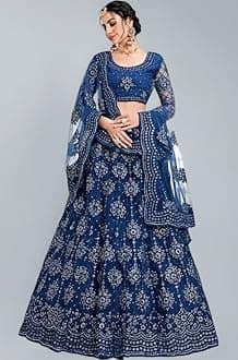 Embroidered Semi Stitched Lehenga Choli_BZ_SBI