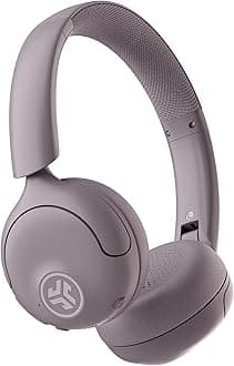 JLab Go Lux ANC Wireless Headphones, Mauve, Hybrid Active Noise Cancelling, Premium On-Ear Bluetooth Headset, Customizable Sound, Be Aware Mode, Cloud Foam Comfort, Multipoint Connection