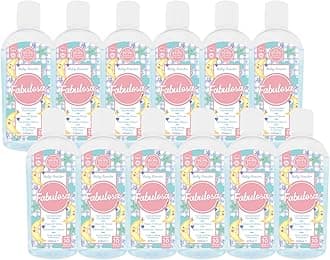 Fabulosa 4 in 1 Concentrated Antibacterial Disinfectant All Purpose Cleaner, 220ml, 12 pack, Bliss Baby Powder
