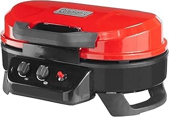 Coleman Roadtrip 225 Portable Tabletop Propane Grill, Red