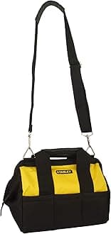 STANLEY 93-223 305mm/12'' Multipurpose Tools Storage Water Proof Nylon Bag (Yellow-Black)