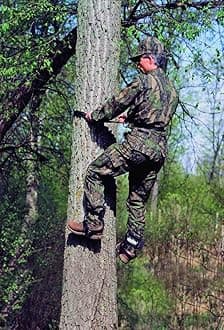 SportClimbers Tree Climbing Spikes – Includes Strap-On Boot Spikes and Safety Belt