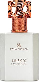 Swiss Arabian Musk 07 Extrait De Parfum, 50ml, Premium Quality Perfume, Unisex Fragrance, Gourmand, Musk, Luxurious Blend Perfume for Women and Men