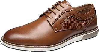 Bruno Marc Men's Casual Dress Sneaker Shoes, Business Formal Derby Plain Toe Oxfords Crossflex GentEdge