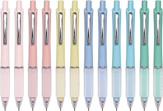 Aisibeiger Ball Point Pen Black Ink Ballpoint Pens with Super Soft Grip Medium Point 1.0mm Office Pens (12 pack)