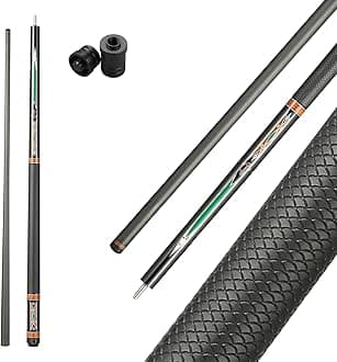 CROWN ME Carbon Fiber Pool Cue Stick, Billiard Carbon Fiber cue, Weight 20OZ Cue Stick, Pool Table Sticks