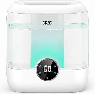 Dreo - Humidifiers for Bedroom Top Fill 6L Quiet Large Size Cool Mist Humidifier for Large Room 60 Hours Ultrasonic Humidifiers for the