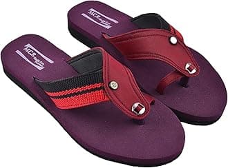 MCR HEALTHCARE FOOTWEARMCR Healthcare Women's Orthopedic Diabetic Light Weight Soft Footwear/Chappal/Sandals/Slippers for Girls-(MCR-021-Maroon-11)