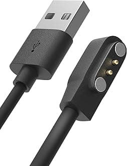 Sinoacc Smart Watch Charger for Skg Letsfit Cubitt Yamay Willful Fitpolo Tozo Wyze Umidigi 3.3Ft USB Magnetic Charging Cable Cord for Umidigi Uwatch 3S 3 2 2S Urun Smartwatch