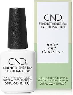 CND™ Strengthener RXx, Nail Strengthener for Tougher, Stronger Nails & Protection for Thin Nails, 0.5 Fl Oz