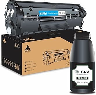 ProDot 12A Toner Cartridge & Powder Set Replaces HP Q2612A Canon 303/703/FX-9/FX-10 Compatible with HP 1010-1020/1315-3030 Canon LBP2900/3000/L100 I 1500 Page Yield I 1 Yr Warranty (1 Set)