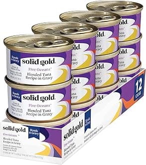 Five Oceans Shreds with Real Tuna in Gravy - Premium Wet Cat Food for All Life Stages, Pack of 12