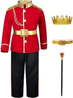 Prince Charming Costume for Kids Boys Royal Prince King Outfit Party Cosplay 4-14 Years