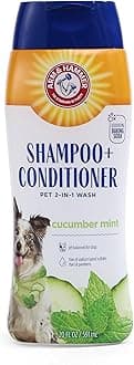 Arm & Hammer 2-in-1 Shampoo & Conditioner for Dogs | Dog Shampoo & Conditioner in One | Cucumber Mint, 20 oz