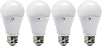 GE Lighting 67615 LED A19 Light Bulb with Medium Base, 10.5-Watt, Soft White, 4-Pack, 4 Count (Pack of 1)