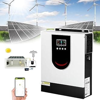 1000-10200w Hybrid Solar Inverter , Dc 12 V/24 V/48v-Ac230v Off-Grid Pure Sine Wave Inverter , Built-In 40/80/120/160a Mppt Solar Controller , Photovoltaic Inverter Controller All-In-One,DC24V-1500W