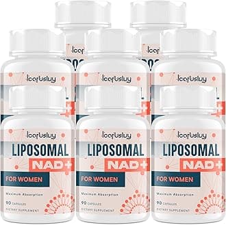 2000MG NAD Supplements for Women, NMN Alternative, Female Liposomal NAD+, with Ashwagandha, Berberine HCL, Ginkgo Biloba & Black Cohosh, Women Focused Formula, 720 Capsules